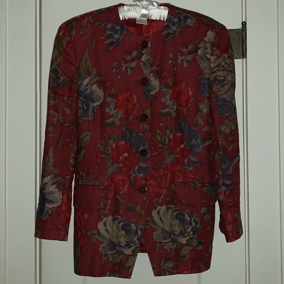 Jones New York Linen Jacket: Tailored, Fully Lined, Pockets, Vintage, Structured - Picture 8 of 13